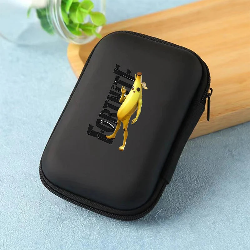 Game Fortnites Storage Bag Cartoon Printed Fortress Night Data Cable Charger Travel Earphone Storage Protective Case Bags Gift