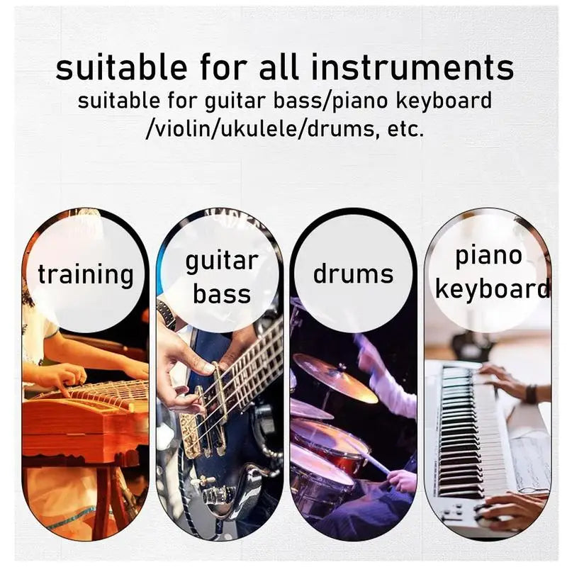 Guitar Piano Metronome Classic Shape Mechanical Metronome Loud Tone Practicing Musical Instrument Aid Musician Playing Gear For