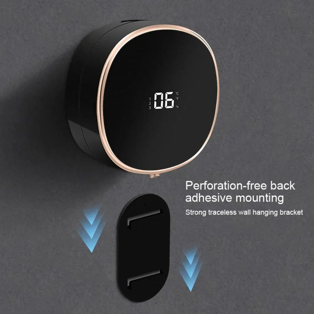 13.3*6cm Electric Touchless Soap Dispenser Wall Mount IPX5 Rechargeable Battery Operated High-tech Automatic Soap Dispensers