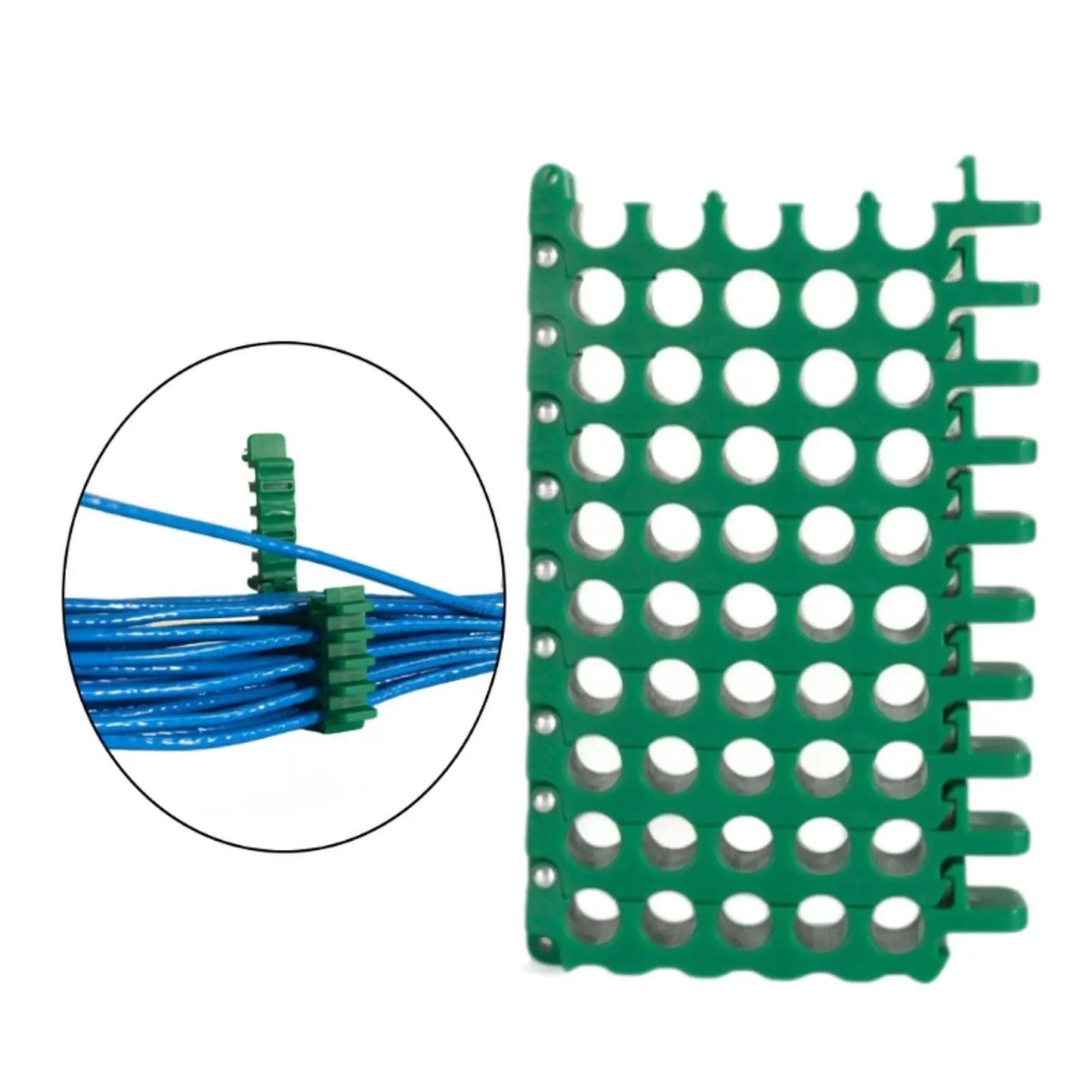 Cable Bundler Organizing Tool Wire Organizer Cable Holder, Cable Management Tool Cord Comb Organizer for Office, Server Room