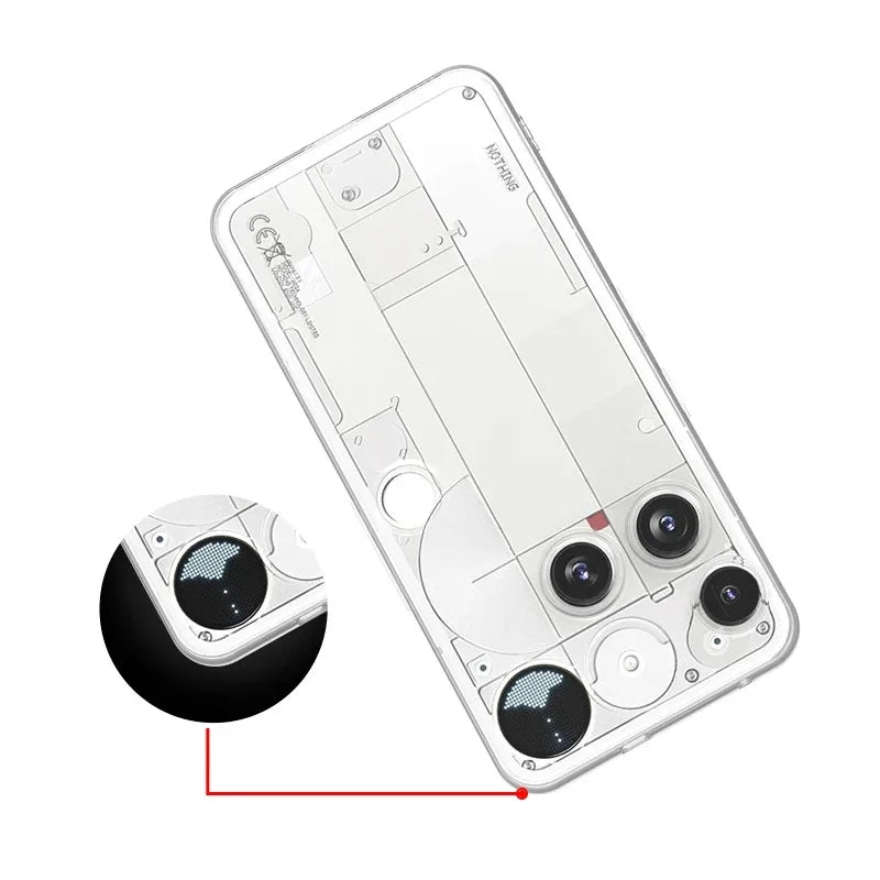 Phone Cases For Nothing Phone 3 5G 2A Plus + 3A Pro 3APro CMF 1 2 Drop Soft Protection Clear Soft TPU Back Cover Carcase Coques