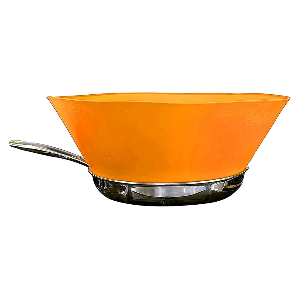 Silicone Splash Pot Lid Anti-Overflow Cover Silicone Pot Cover Splash Oil Cover Oil Screen Ultimate Splatter Guard Fry Pan