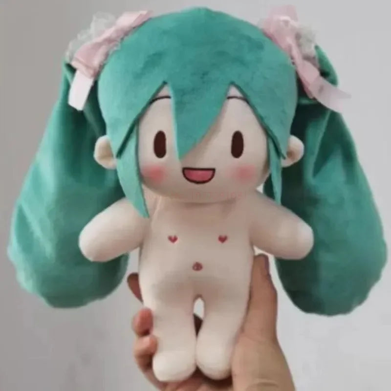 Kawaii Miku Plush Toy Anime Cute Soft Stuffed Plushie Doll Cartoon Houlder Pain Bag Backpack Decor cute Birthday Gifts toys