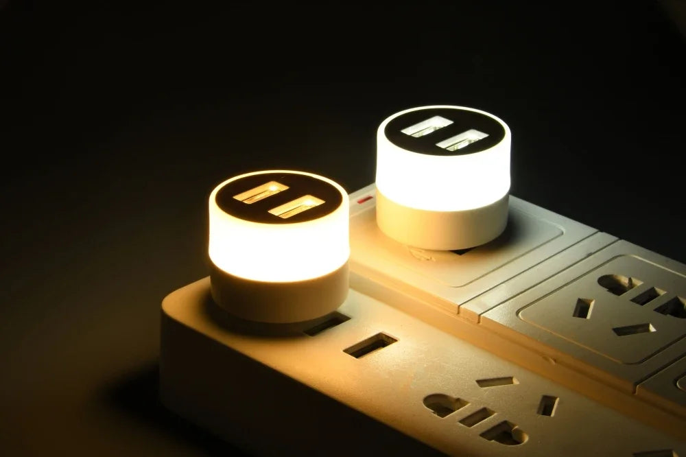 LED USB Book Lamp USB Light Eye Protection Reading Light Computer Reading Lamp Mobile Power Charging Book Lamps Mini Night Light