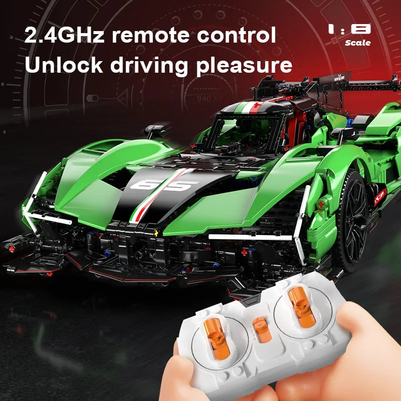 2980pcs MOC Technical Sports Car Building Blocks Model Racing Bricks Assembling Toys for Kids Adults Christmas Gift Set