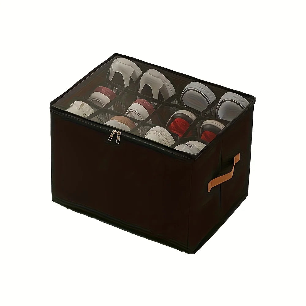 1pcs Shoe Organizer for Closet Foldable Oxford Fabric Shoe Storage Box for Sneakers Sandals for Clothes Shoe Storage Organizer