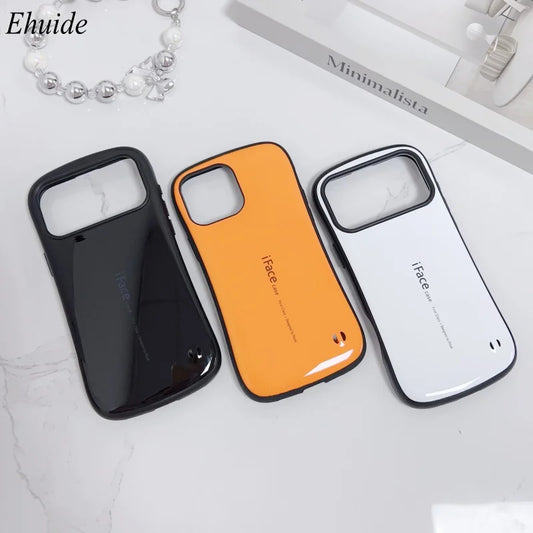 iFace Case For iPhone 17 Pro Max 17 Air 17Pro Classic Smooth Glossy Armor Shockproof Luxury Back Hard Plastic Silicone Cover