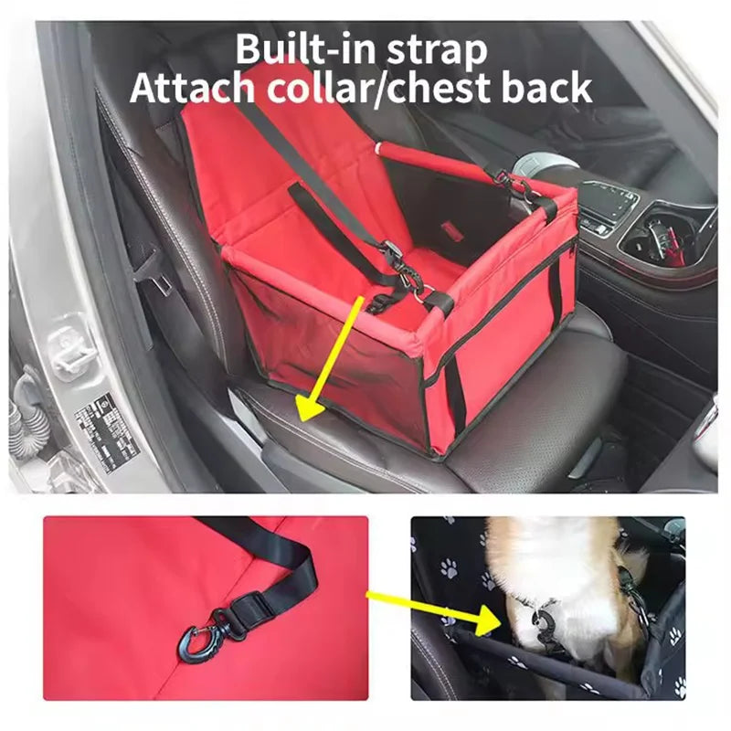 Foldable Car Dog Seat – Safe, Comfortable & Portable Foldable Car Dog Seat – Premium Pet Supplies for Travel, Easy to Store & In