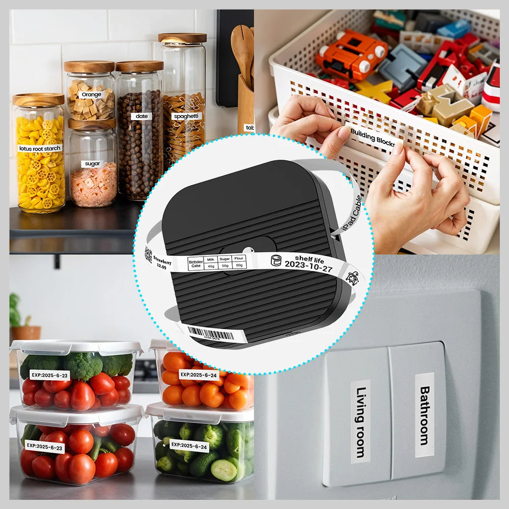 Mini Printer Phomemo Q31 Label Maker Wireless Bluetooth Printer 6-15mm Portable Thermal Printer DIY Creative Label Sticker