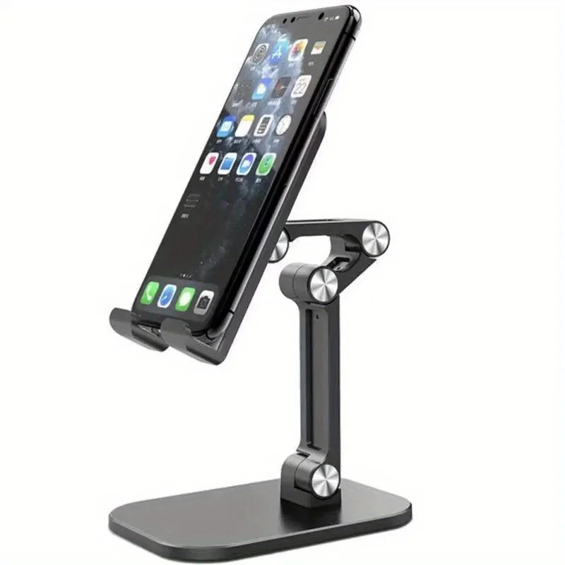 Three Sections Foldable Desk Mobile Phone Holder For iPhone iPad Tablet Flexible Table Desktop Adjustable Cell Smart