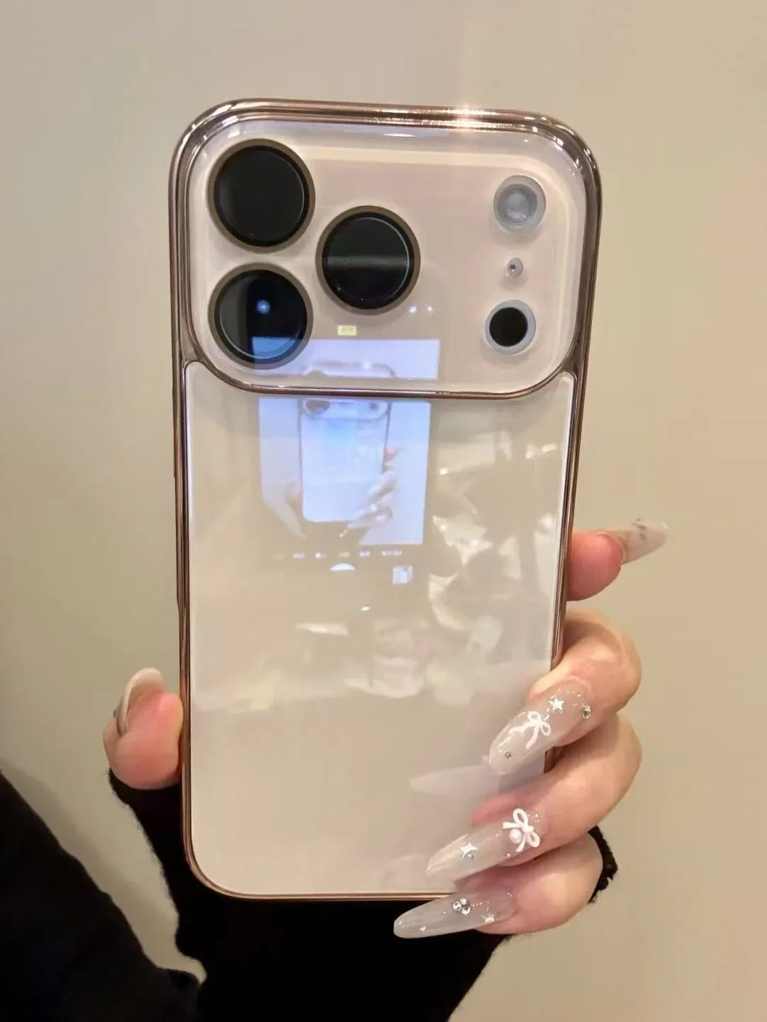Luxury Tempered Glass Camera Protection Case for iPhone 17 16 15 14 13 12 11 Pro Max Plating Bumper Shockproof Hard Back Cover