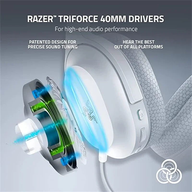 Razer Barracuda X Wireless Bluetooth Gaming Headset, Multi-Platform, USB-C Microphone Connection, PC Gamer Headphone