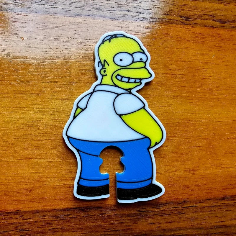 Funny Homer Simpson Butt Bread Clip Bag Closure Novelty Kitchen Gadget