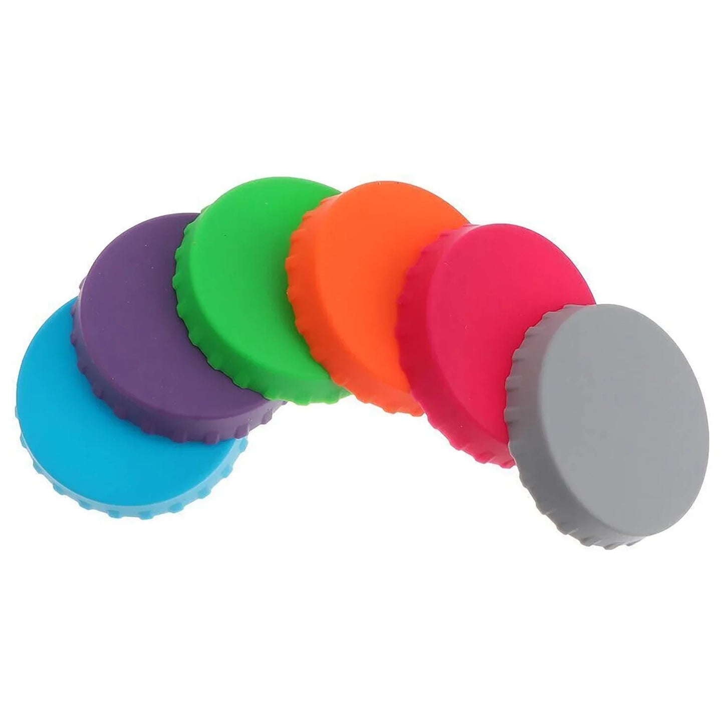 6Pcs Silicone Soda Can Cover Lids Reusable Silicone Soda Can Lids Beer Can Covers Pop Can Covers Spill Proof Silicone Can Covers