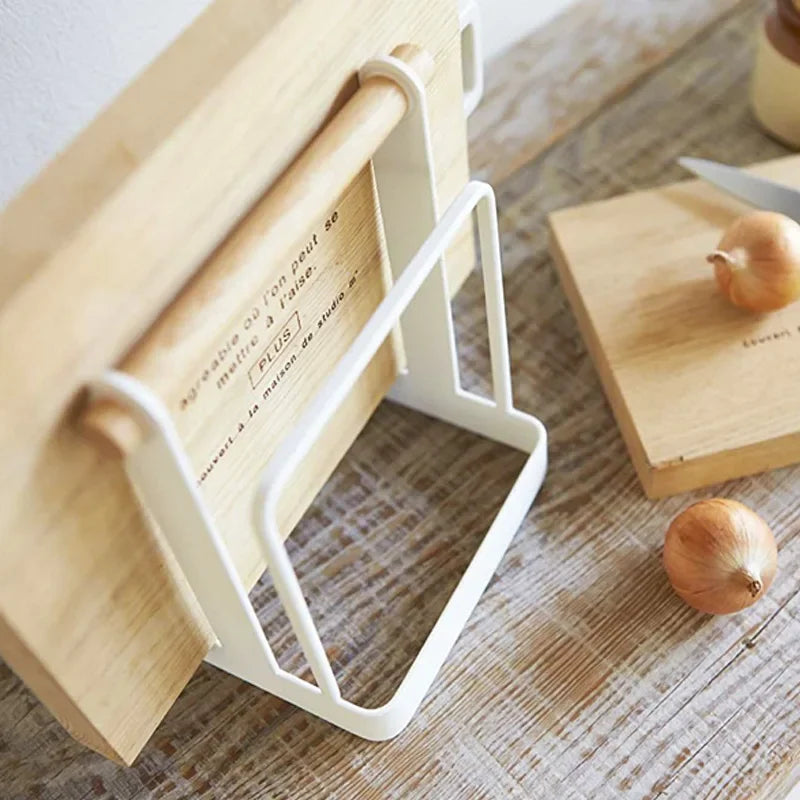 Kitchen Organizer, Punch - free, Multifunction, Cutting Board Holder Rack, Kitchen Storage, Rag Dish Rack Holder Shelf, Home