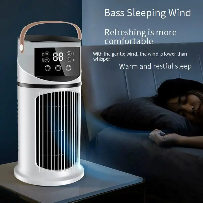 Spray Cooling Fan Air Cooler for Home Office with Strong WindusbMultifunctional Timed Cooling Fan