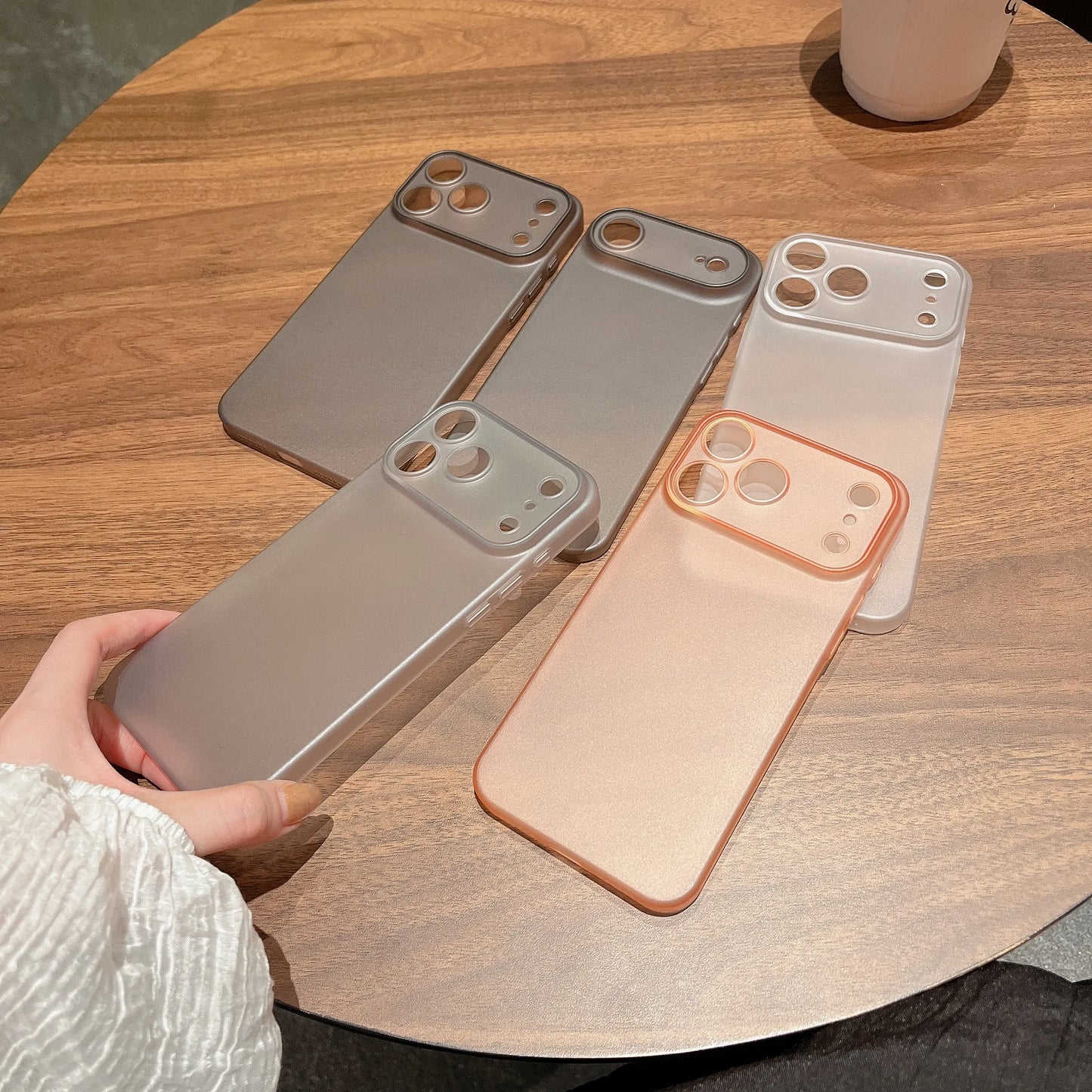 Luxury Ultra Thin PP Hard Case for iPhone 17 Air 17 Pro Max Clear Translucent Shockproof Slim Lens Protection Cover Case