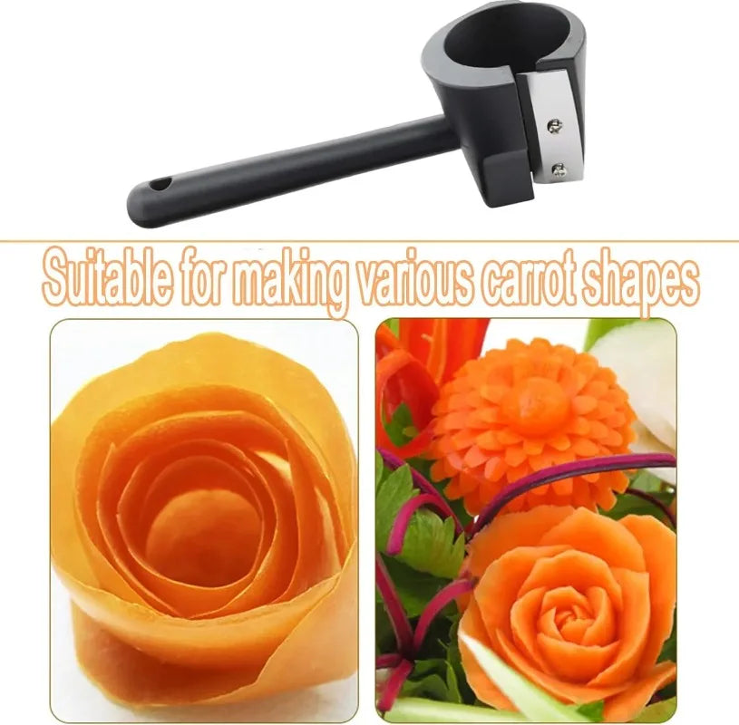 Potato Slicer Cutter Food Grater Fruit Vegetable Peeler Potato Sharpener Carrot Curler Salad Knife Sharpener Flower Tool Manual