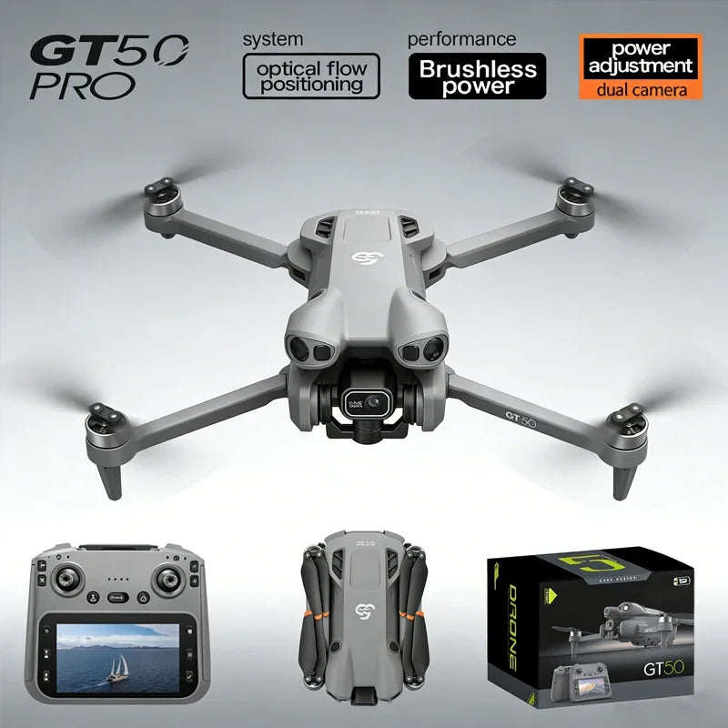 8K HD Camera Photography 5G WIFI Brushless Avoid Obstacles FPV Fishing Drone RC Quadcopter For Kids Toys Hot GT50 PRO GPS Drone