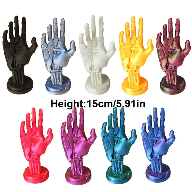 1pcGame Controller Desktop Stand Headphone Stand Jewelry Bracket Cyberpunk Mechanical Arm Resin Handicraft Ornament Storage Rack