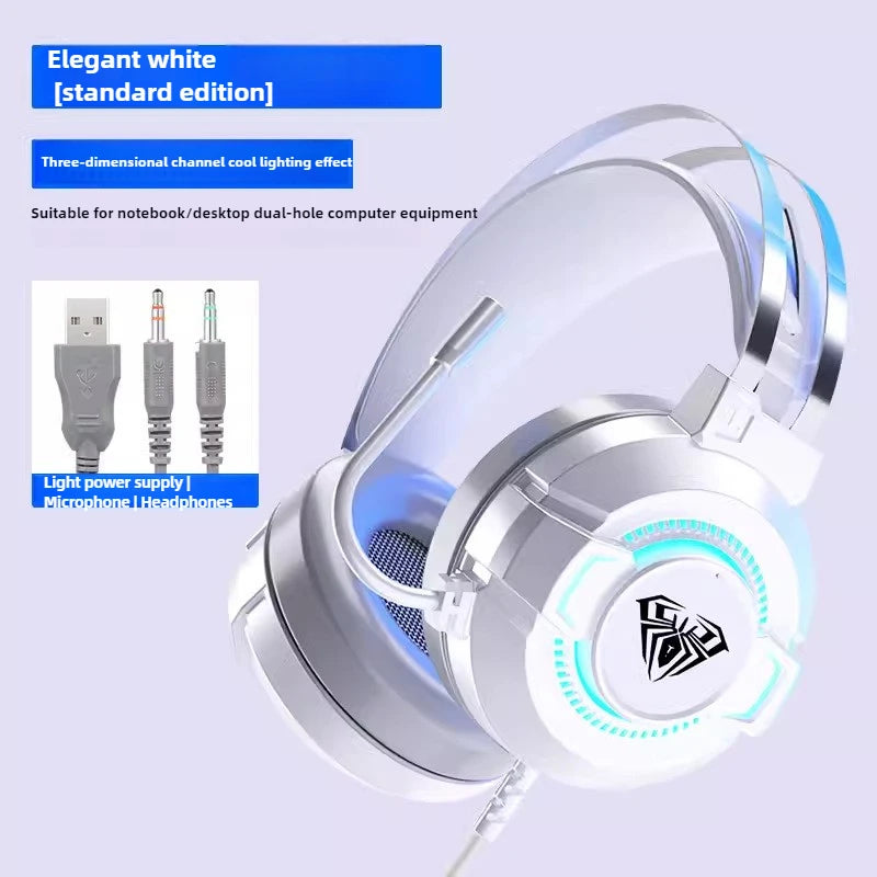 AULA gamer USB Headset 7.1 Channel Wired Headphone PC Laptop Computer gaming pc accessories computer office Gaming accessories