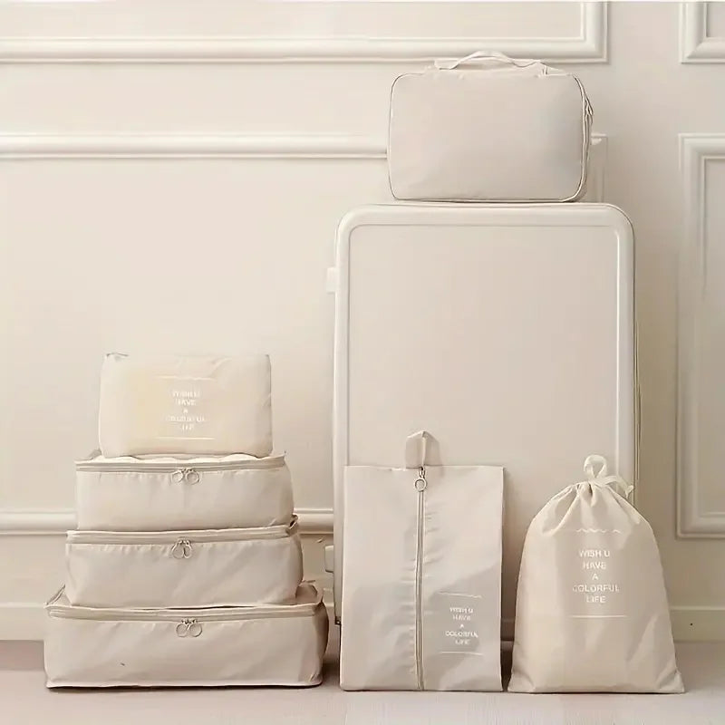 Travel Organizer Storage Bags Clothes Digital Toiletries Shoes Organizer Bag Wardrobe Cube Suitcase Packing Set Clothing Storage