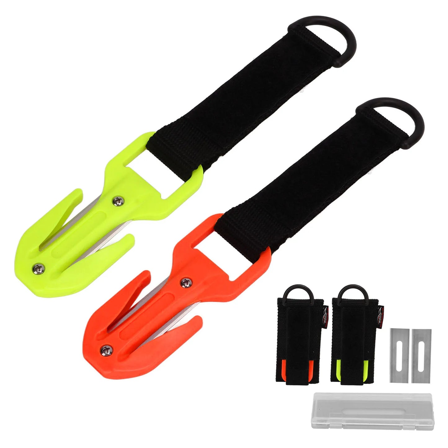 Diving  Line Cutter  Diving Line Cutter Dual Sides Dive Cable Rope Cutter with Blade for Safety Rescue Scuba  Diver