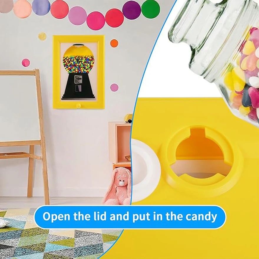 Candy Dispenser Picture Hanging Suitable Handy Fast Distribution Candies For Birthday & Holiday Gifts Creativity Storage Decors