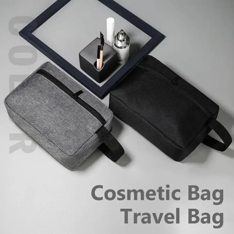 Makeup Bag, Hand-held Bag, Oxford Cloth, Camera Bag, Digital Bag, Travel Bag, Storage Bag for Men's Toiletries