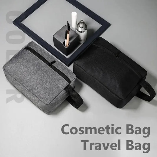 Makeup Bag, Hand-held Bag, Oxford Cloth, Camera Bag, Digital Bag, Travel Bag, Storage Bag for Men's Toiletries