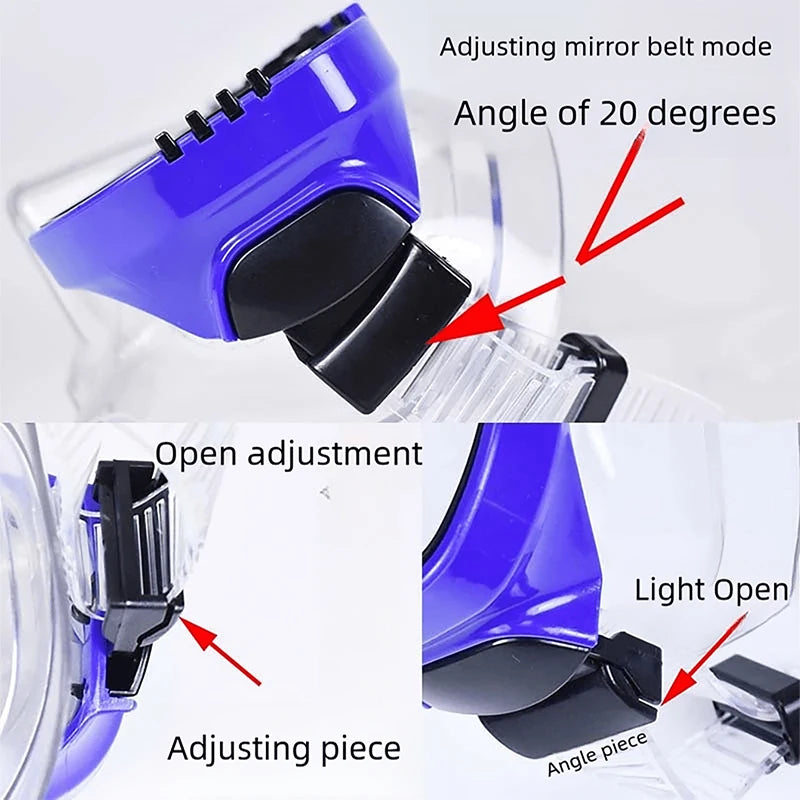 Diving Face Mirror Suction Tube Set For Snorkeling And Swimming Equipment Large Frame Swimming Goggles Adult And Children Swim