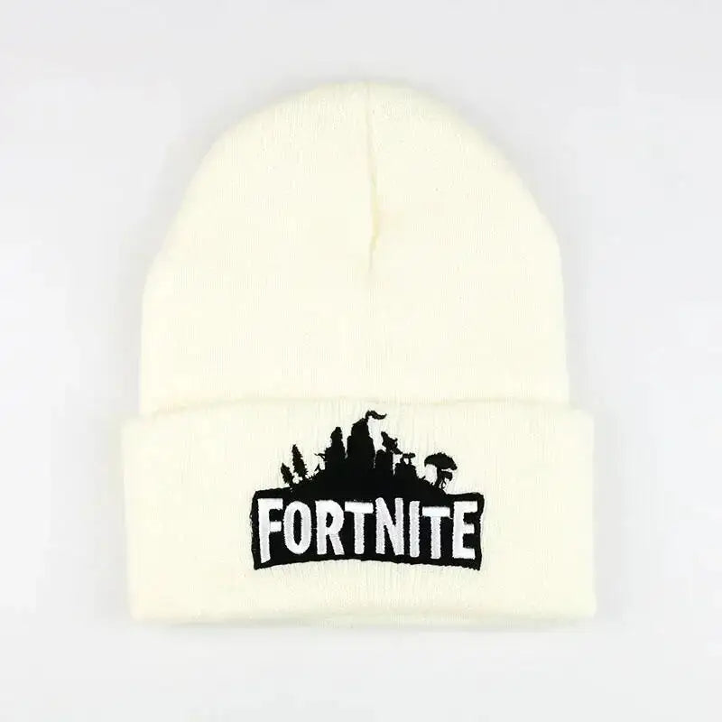 Fortnite Hats Knitted Solid Cute Anime Hat Lady Autumn Female Caps Warmer Bonnet Men Casual Cap