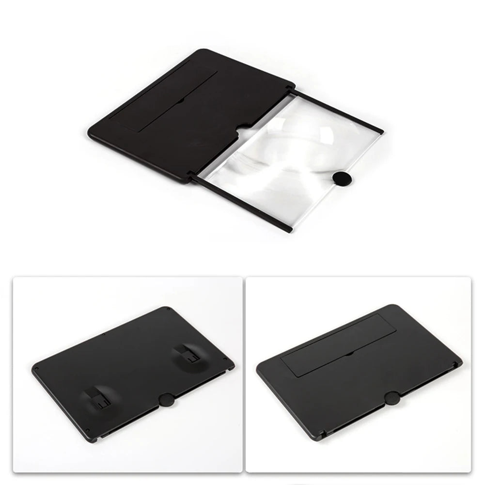 10 inch 3D Phone Screen Magnifying Amplifier For Mobile Display Enlarged Magnifier Foldable Holder Stand Video Amplifier