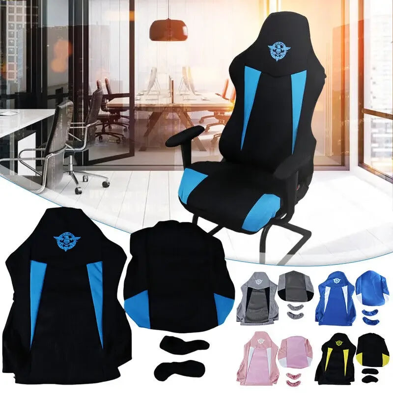 New Gaming Chair Cover Universal Soft Elasticity Polar Fleece Armchair Slipcovers Elastic Breathable Dustproof Chair Protector
