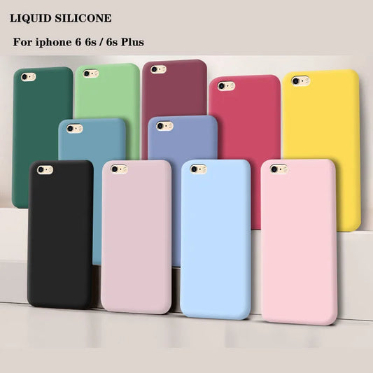 New Fundas Original Case For iphone 6 6s Shockproof Silicone Protective Phone Case for iphone6 Plus