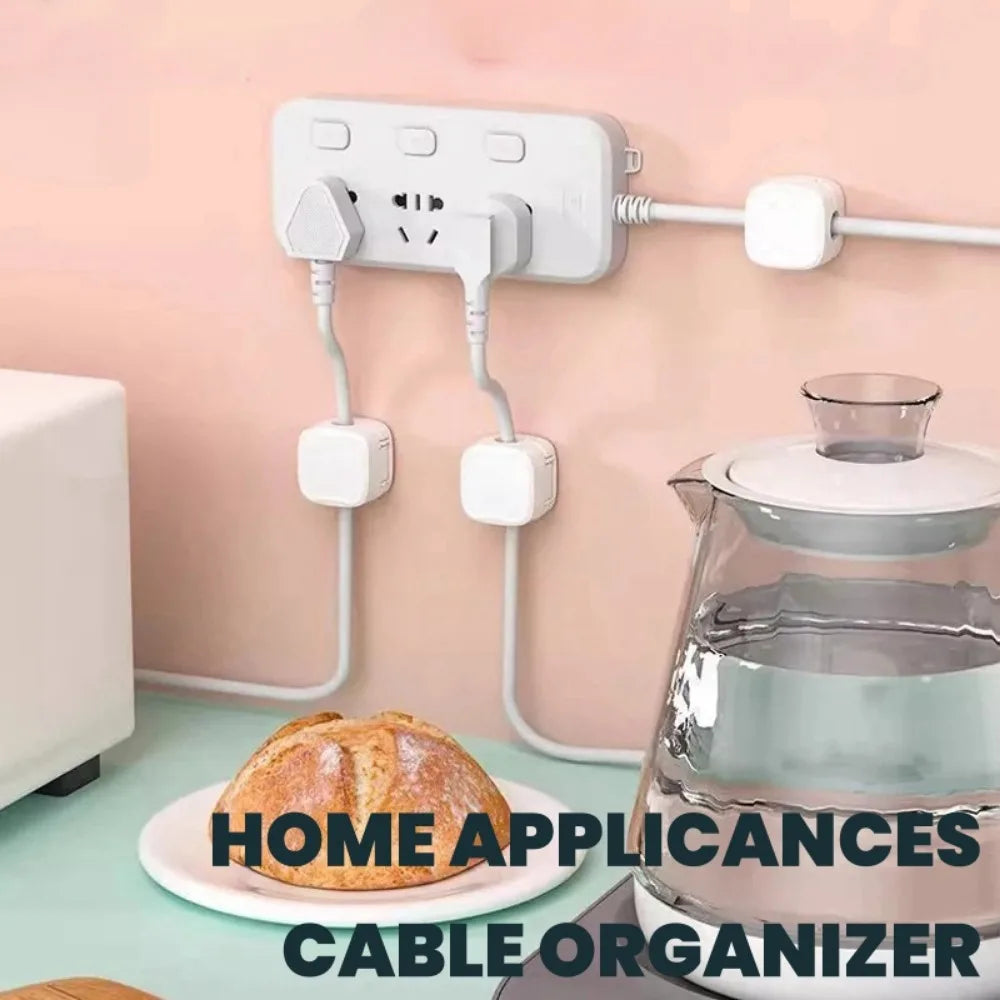 12Pcs-1PCS Magnetic Wire Organizer Self-adhesive Adjustable Cable Manager Bracket for Home Office Desktop Car Cable Organizer