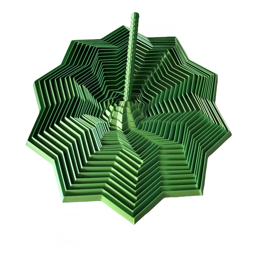 3D Printing Expanded Sensory Fidget Star Model Visual Illusion Hexagon Whirling Spiral Ornaments Stress Relief Board Game