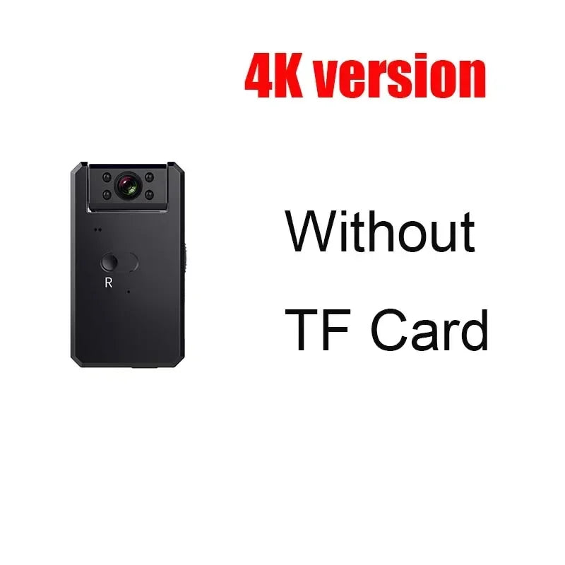 4K Mini Camera WiFi Smart Wireless Camcorder IP Hotspot HD Night Vision Video Micro Small Cam Motion Detection