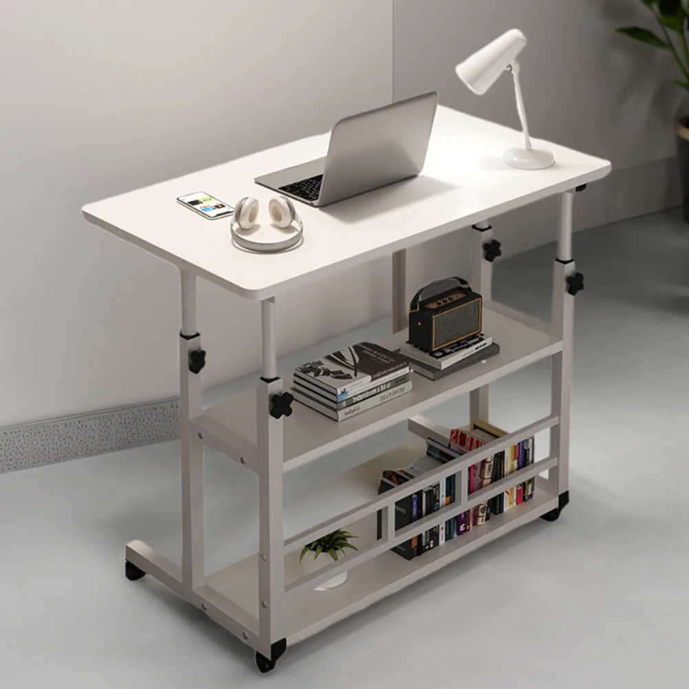 Bedside Table Liftable Computer Desk Minimalist Movable Computer Desk Portable Multi-functional Small Home Office Furniture