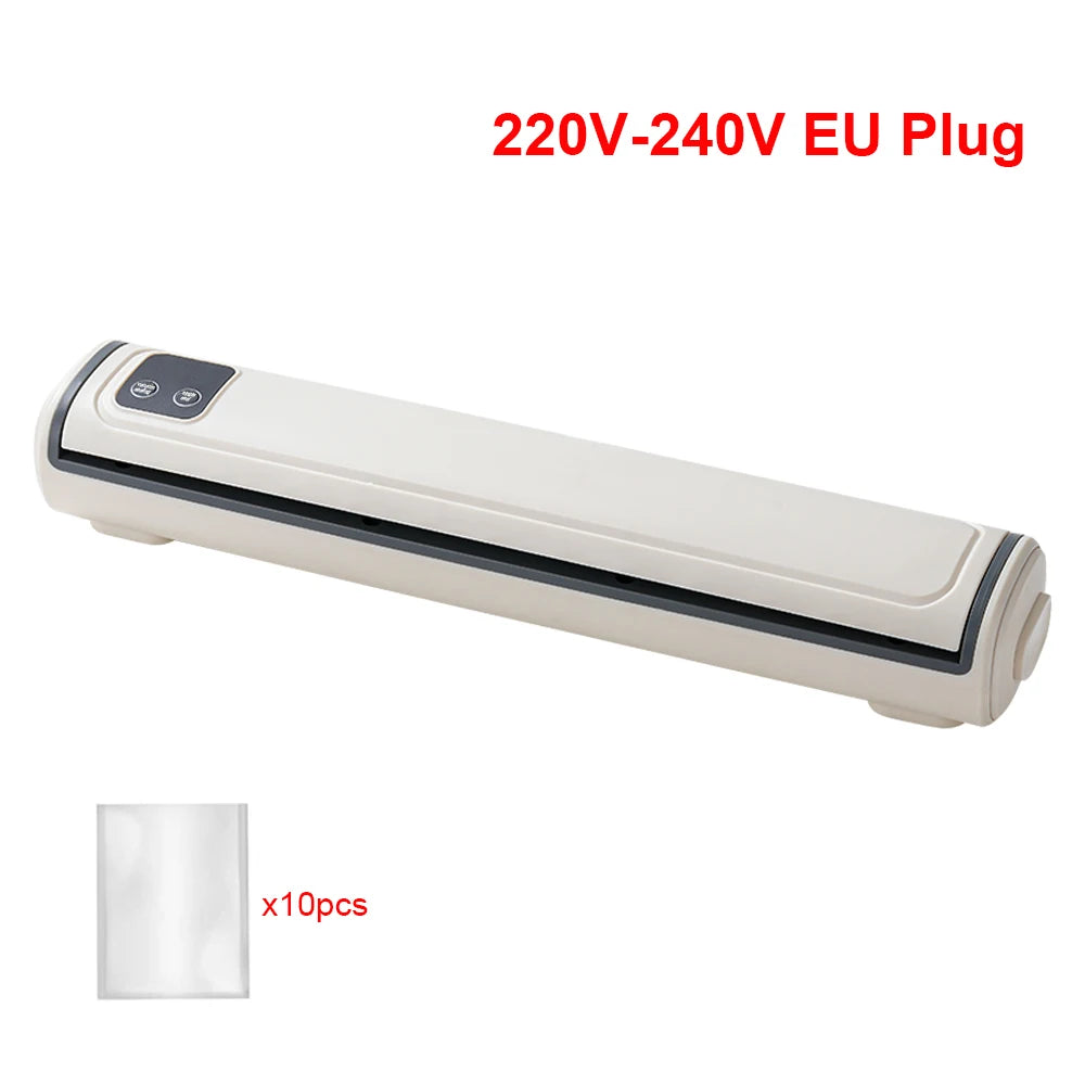 Electric Vacuum Sealer Automatic Food Vacuum Sealer With 10pcs Vacuum Bags Small Portable Household Vacuum Food Sealing Machine