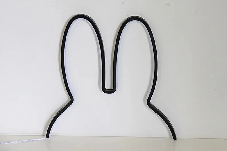 Rabbit Led Night Light Modern USB Desk Lamp for Children's Kid Room Light Christmas Gift 5W Cute Night Lamp Home Deco Luminaire