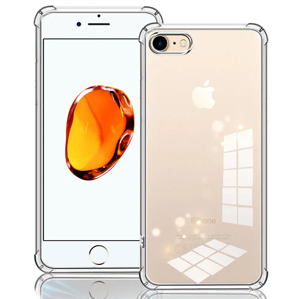 Shockproof Airbag Clear Phone Case For iPhone SE 2020/SE2 2022/ iPhone 7 Plus /8 Plus Case Soft Silicone Protect Back Cover