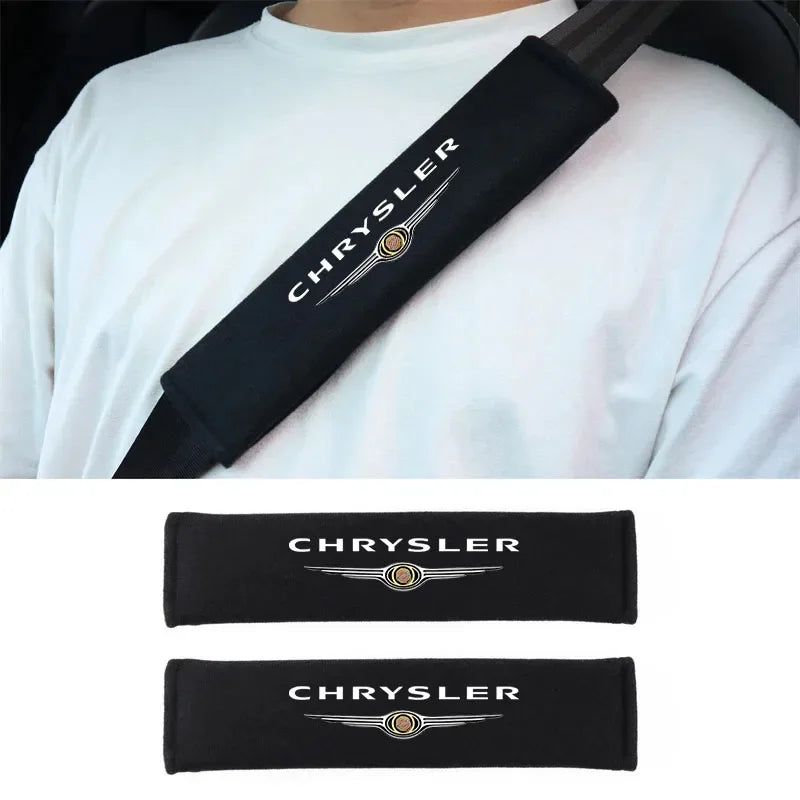 Seat Belt Accessories Car Safety Belt Shoulder Cover Pad for Chrysler 300 300C Cruiser Voyager Sebring Pacifica Crossfire 200
