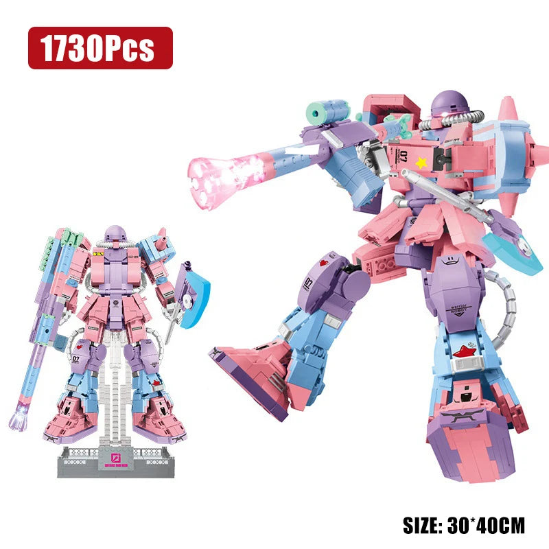 Cyber Mecha Model Building Blocks - Storm Freedom Ancestor Mechanical Robot Assembly Kit for Kids & Adults