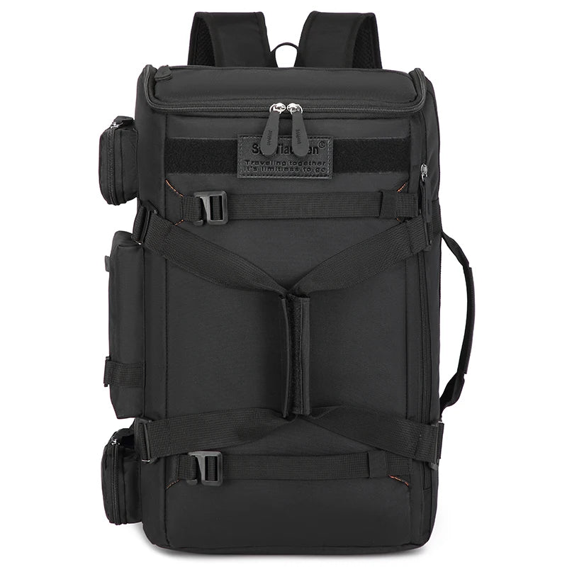 Outdoor multi-functional backpack, large-capacity backpack, outdoor hiking bag, multi-pocket commuting bag