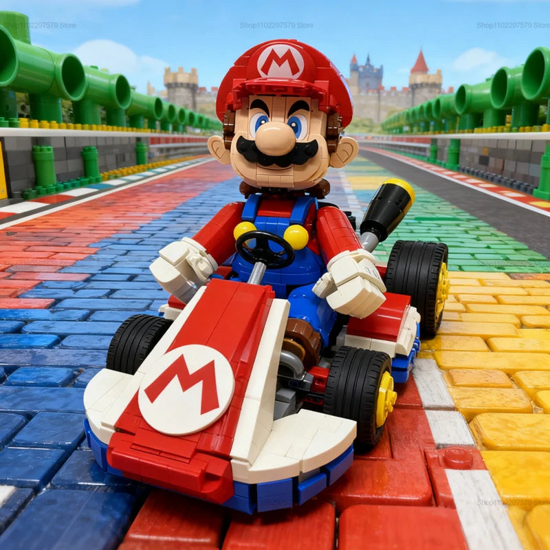New Kart Car Building Blocks Kit Educational DIY Toys Racing Car Assembly Bricks for Kids Aldult Gift Creative Play Set 1972 PCS