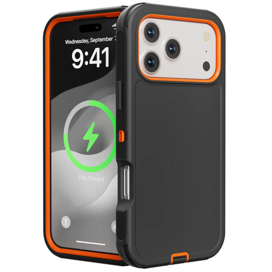 3 IN1 For iPhone 17 Air 16E 15 16 14 Plus 12 13 MINI 14 15 16 Pro Max Heavy Duty Hybrid Rugged Shockproof Armor Hard Phone Case
