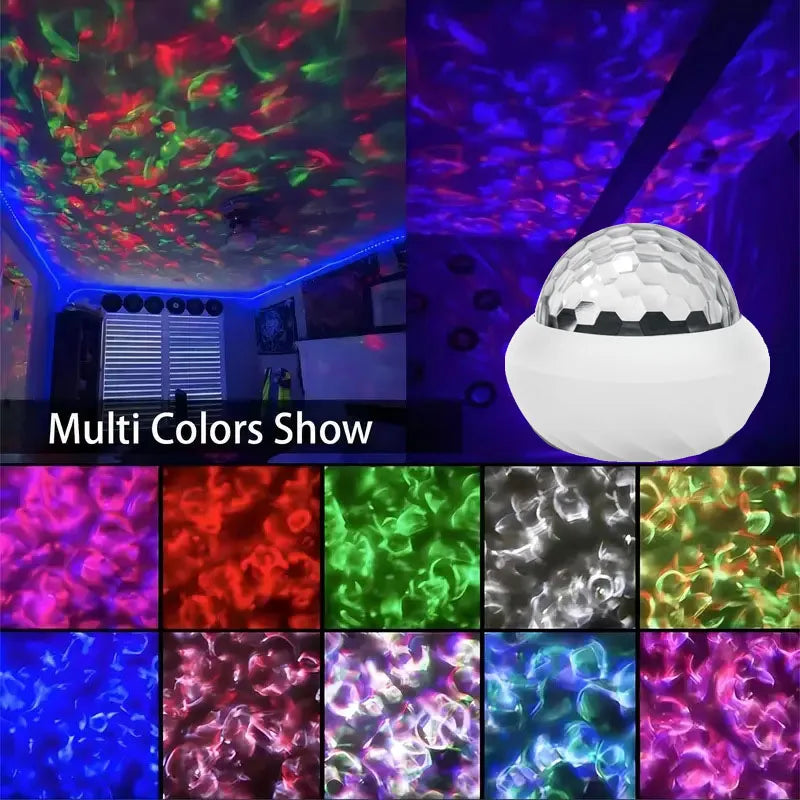 Aurora Starry Northern Light RGB Projection Night Lights USB Plug Remote Control Projector Atmosphere Lamp for Room Party Decor