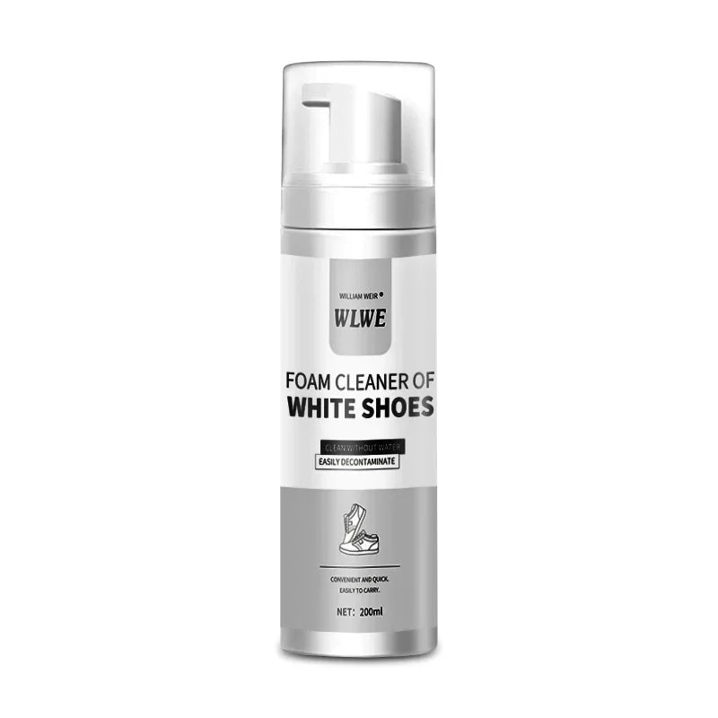 Foam Cleaner For White Shoes Whiten Cleaning Stain Dirt Remove Yellow Spray Foam Cleaner Decontamination White Shoes Cleaning