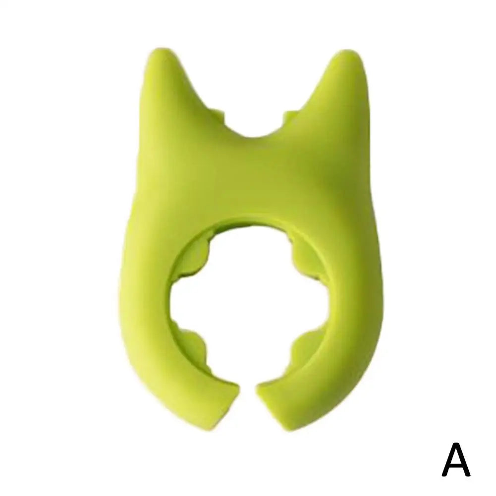 Portable Silicone Anti-overflow Pot Lid Clip Anti-scalding Spoon Holder Support Rack Kitchen Universal Spatula Bracket Clip